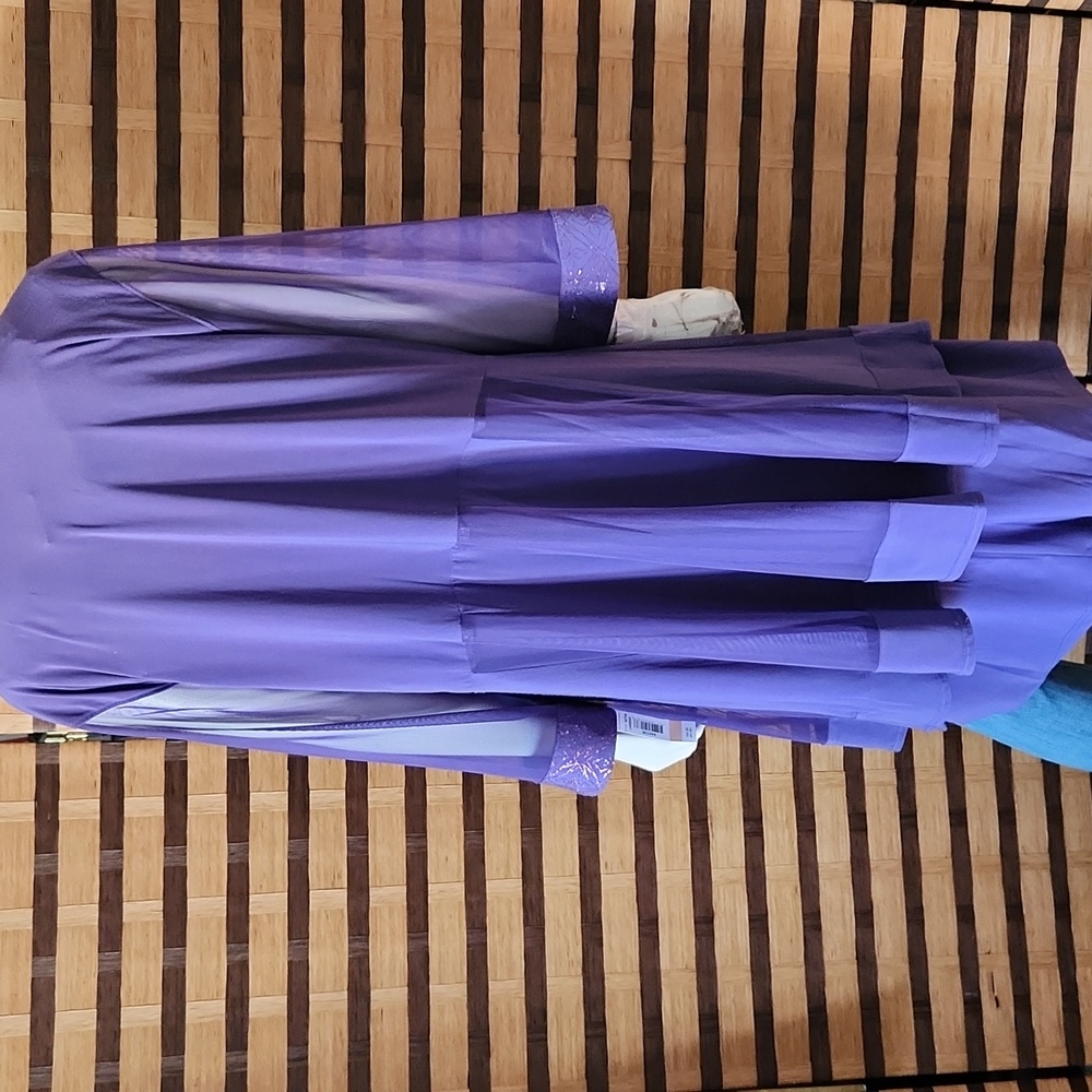 NWT! R&M Purple Sleeveless Dress With Jacket Embellishef - Picture 3 of 12
